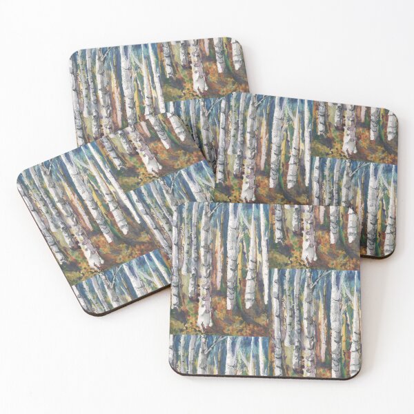 Item preview, Birch trees designed and sold by THESE HAUNTED ISLES ORIGINAL ART BY PONY-EYES.