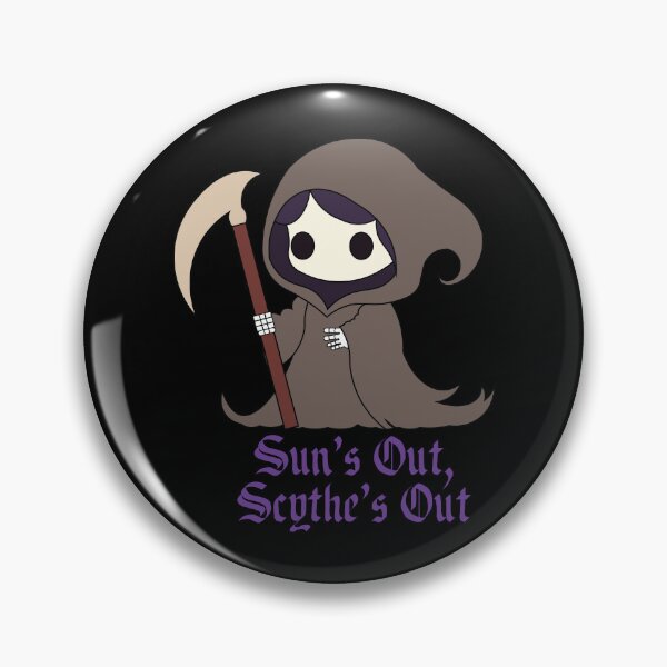 Item preview, Sun's Out, Scythe's Out | Cute Kawaii Grim Reaper Summer Design designed and sold by Hallowed Artistry.