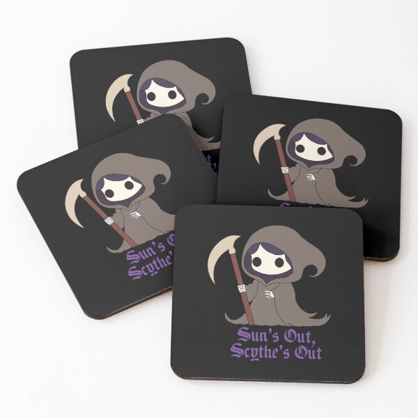Item preview, Sun's Out, Scythe's Out | Cute Kawaii Grim Reaper Summer Design designed and sold by Hallowed Artistry.