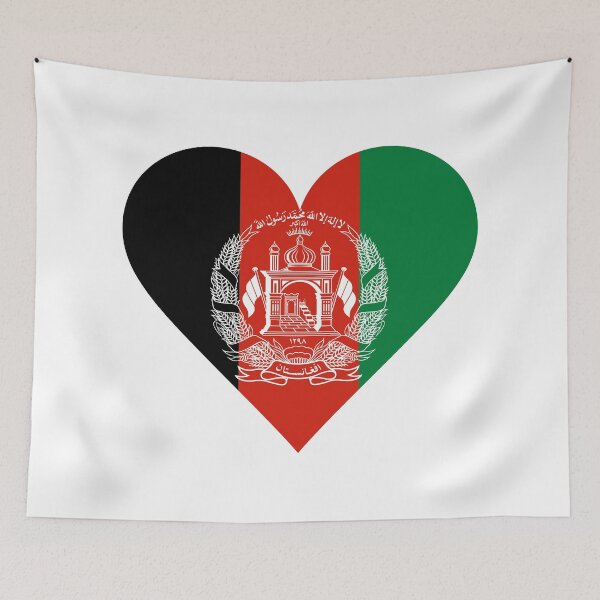 Item preview, Afghanistan Heart Flag | I Love Afghanistan Patriotic designed and sold by NTGUILTY.