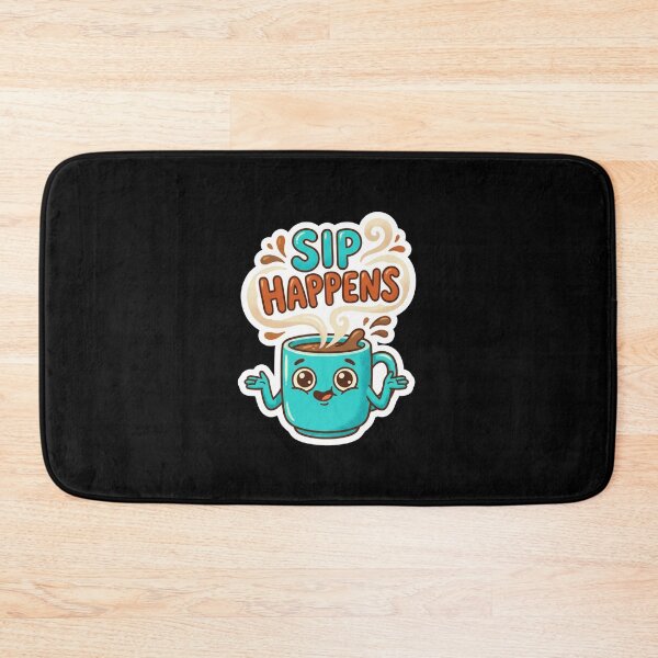 Item preview, Sip Happens Funny Cute Coffee Mug designed and sold by Sketchlegacy.