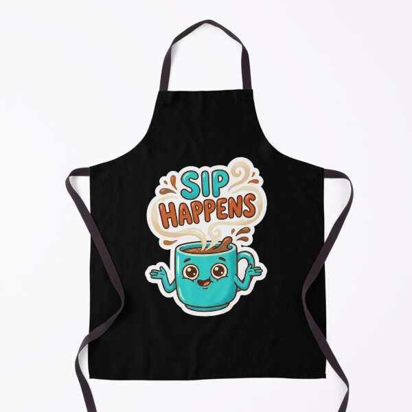 Item preview, Sip Happens Funny Cute Coffee Mug designed and sold by Sketchlegacy.