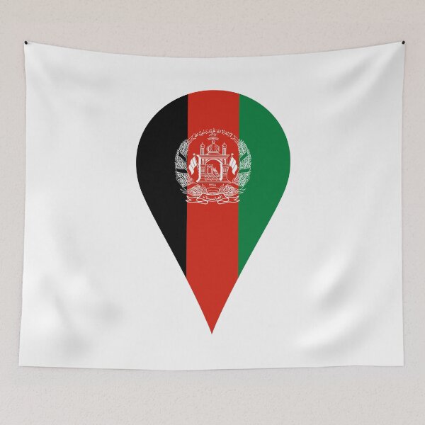 Item preview, Afghanistan Flag Location Pin Map Marker | Afghan Destination GPS designed and sold by NTGUILTY.