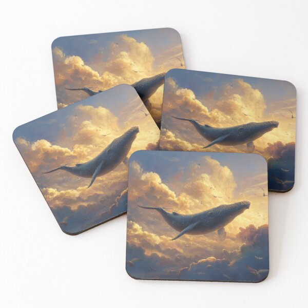 Item preview, Whale Swimming Through the Clouds designed and sold by Rtymer.