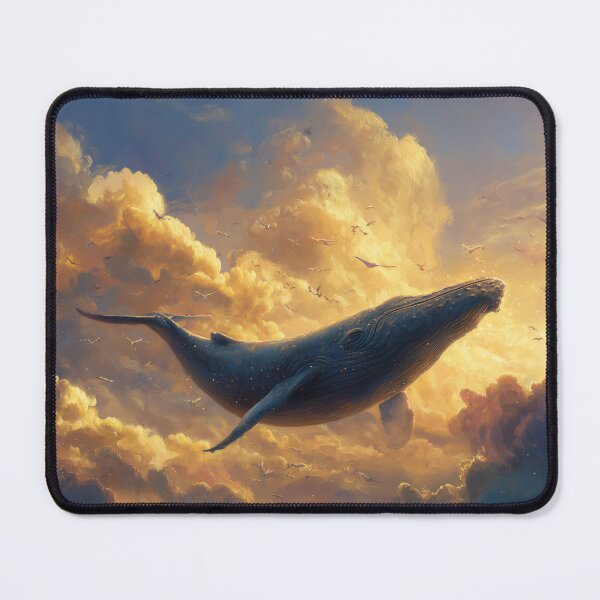 Item preview, Whale Swimming Through the Clouds designed and sold by Rtymer.
