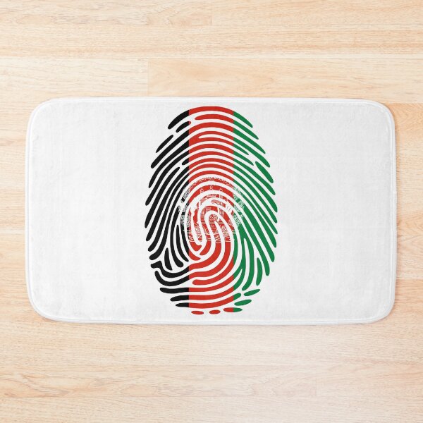 Item preview, Afghanistan Flag Fingerprint Identity | Afghan DNA Heritage designed and sold by NTGUILTY.