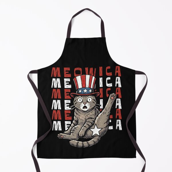 Item preview, Meowica Cat Patriotic Hat Feline Humor designed and sold by d247.