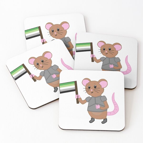 Item preview, Sir Wombleton With Aromantic Pride Flag designed and sold by ChloeCosDesigns.