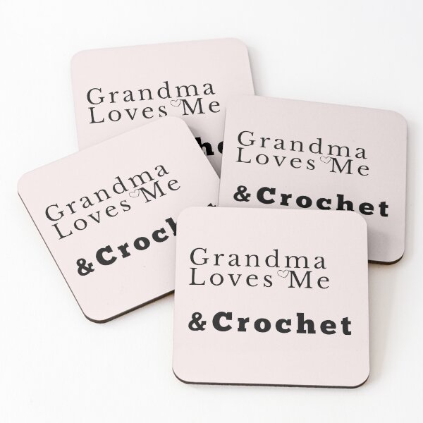 Item preview, Grandma Loves Me And Crochet designed and sold by SipAndStitchCo.