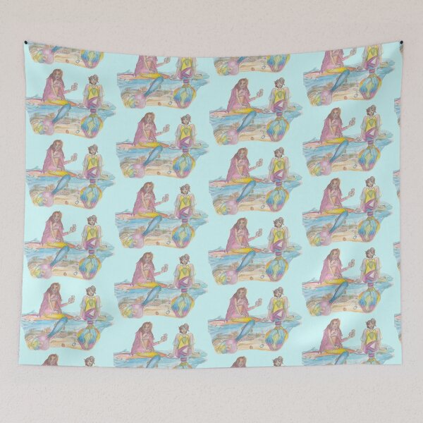 Item preview, Pan and aroace mermaids designed and sold by Puppycat85.
