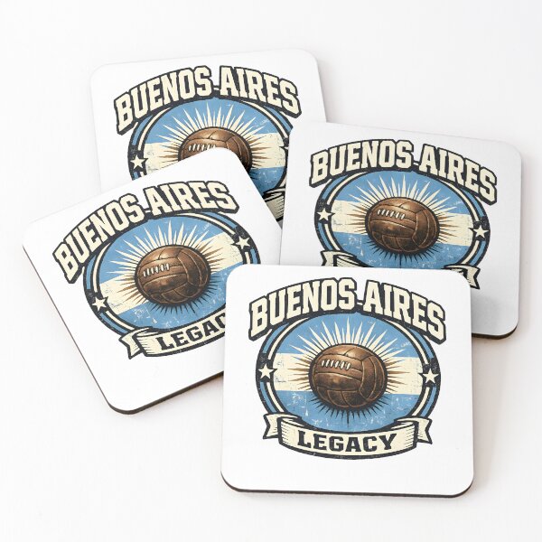 Item preview, Buenos Aires Legacy Vintage Football Shirt Argentina Soccer designed and sold by DREAMBURN™.
