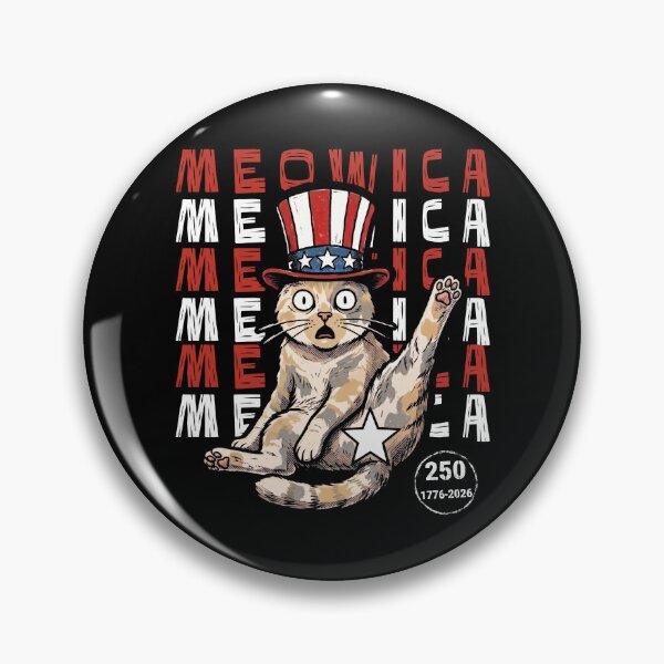 Item preview, Meowica Feline Patriot 250th Anniversary Cat designed and sold by d247.