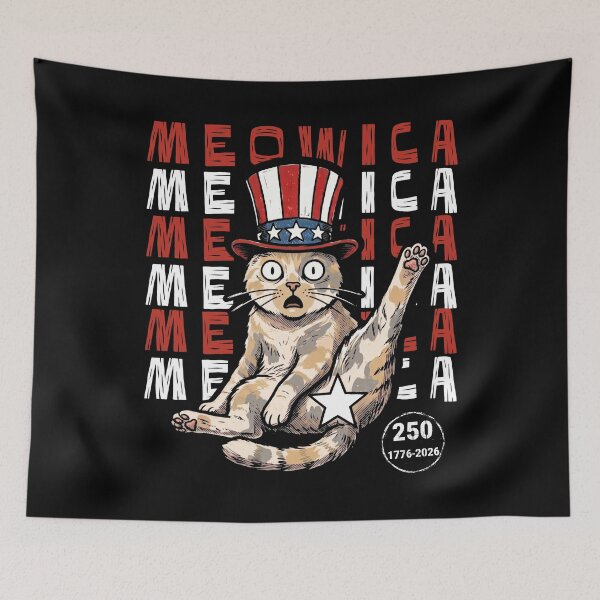 Item preview, Meowica Feline Patriot 250th Anniversary Cat designed and sold by d247.