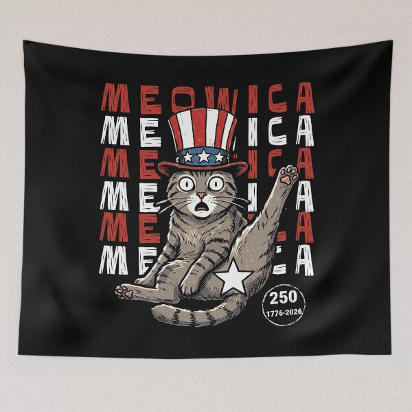 Item preview, Meowica Cat 250th Independence Celebration designed and sold by d247.