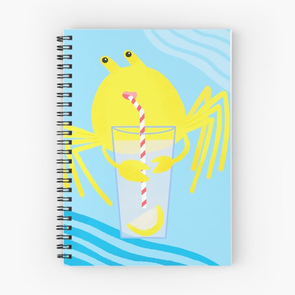 Item preview, Yellow Crab Drinking Lemonade designed and sold by Sheree  Boyd.