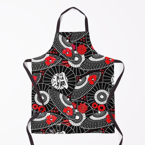 Item preview, Vintage Asian Parasol Pattern In Red, Black And White designed and sold by DEC02.