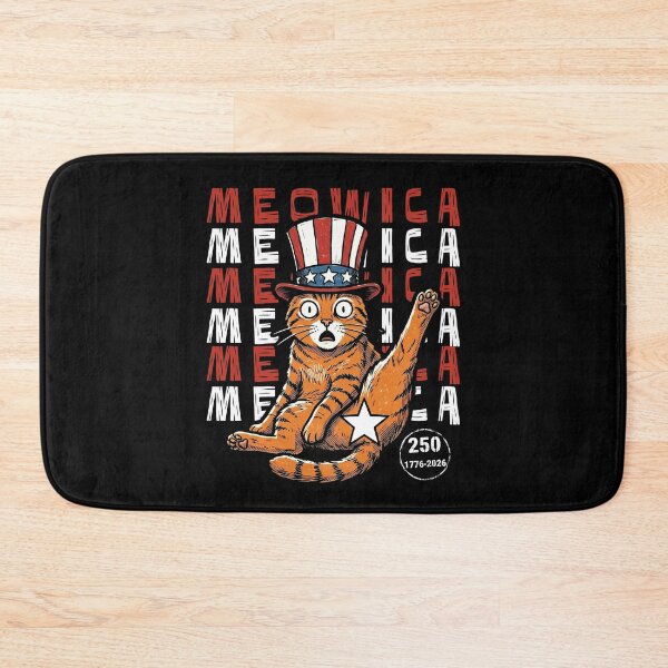 Item preview, Meowica Cat National Celebration Humor Design designed and sold by d247.