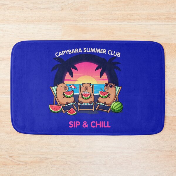 Item preview, Sip & Chill – Capybara Summer Club | Cute Summer Capybara Design designed and sold by BCapybara.