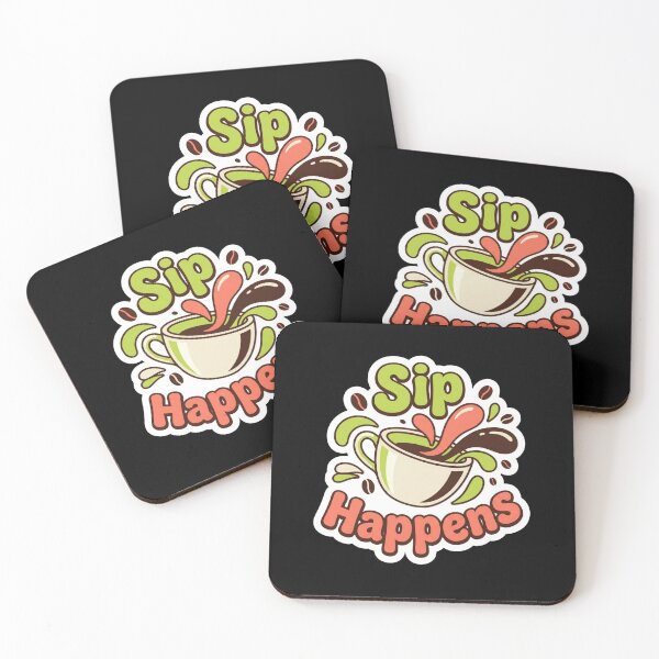 Item preview, Sip Happens Colorful Coffee Splash designed and sold by Sketchlegacy.