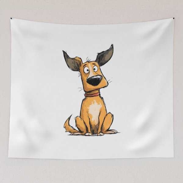 Item preview, Cute Happy Dog designed and sold by Retro Whimsy.