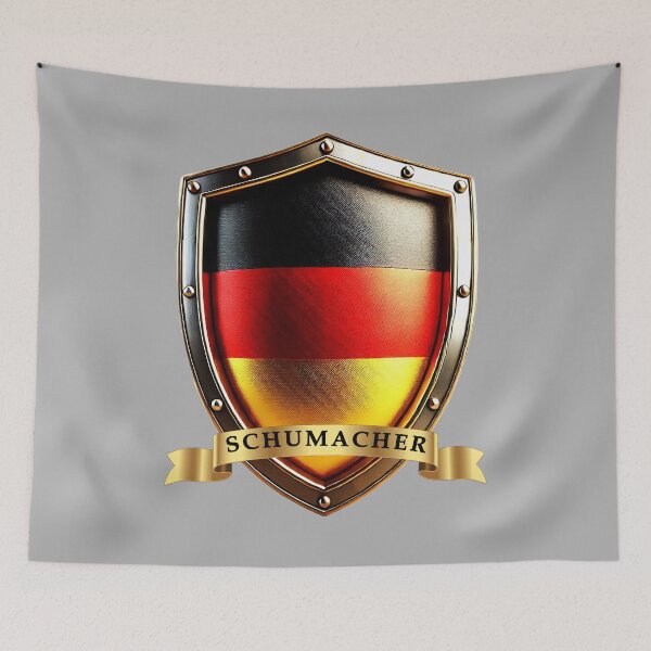 Item preview, Schumacher Germany Heraldic Name Shield designed and sold by Highlandkings.