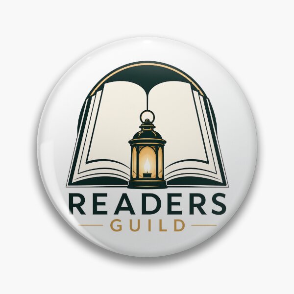 Item preview, Readers Guild Book Lover Emblem | Reading Club Badge designed and sold by Digital Culture Studio.