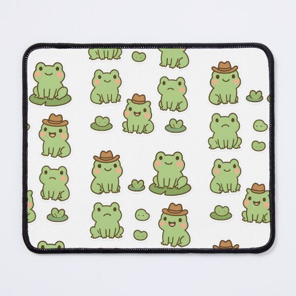 Item preview, Cute Kawaii Frog Sticker Pack - Cowboy Frogs designed and sold by BY CHOU.