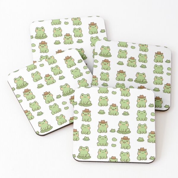 Item preview, Cute Kawaii Frog Sticker Pack - Cowboy Frogs designed and sold by BY CHOU.