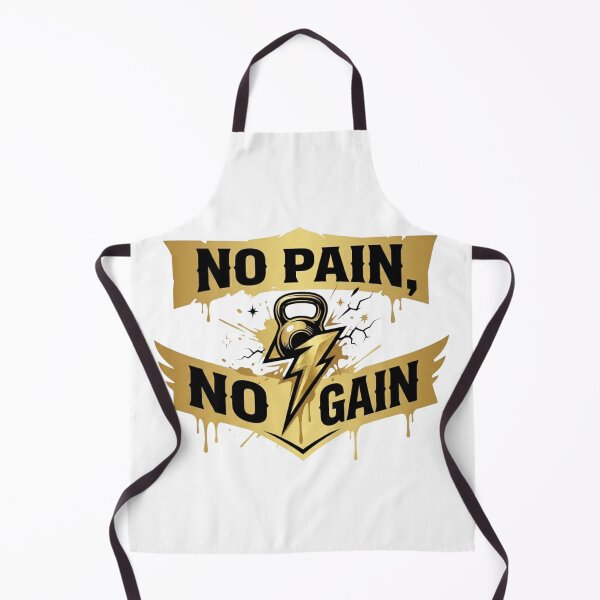 Item preview, No Pain No Gain Gym Fitness Workout Motivational Quote designed and sold by JeevanStickers.
