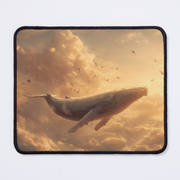 Item preview, Whale Swimming Through the Clouds designed and sold by Rtymer.