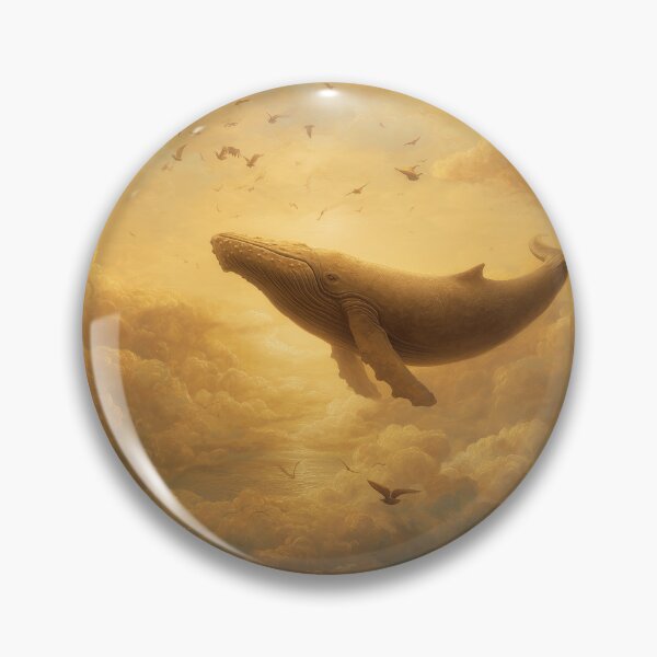 Item preview, Whale Swimming Through the Clouds designed and sold by Rtymer.