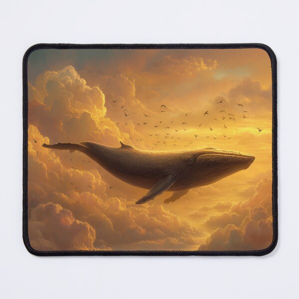 Item preview, Whale Swimming Through the Clouds designed and sold by Rtymer.