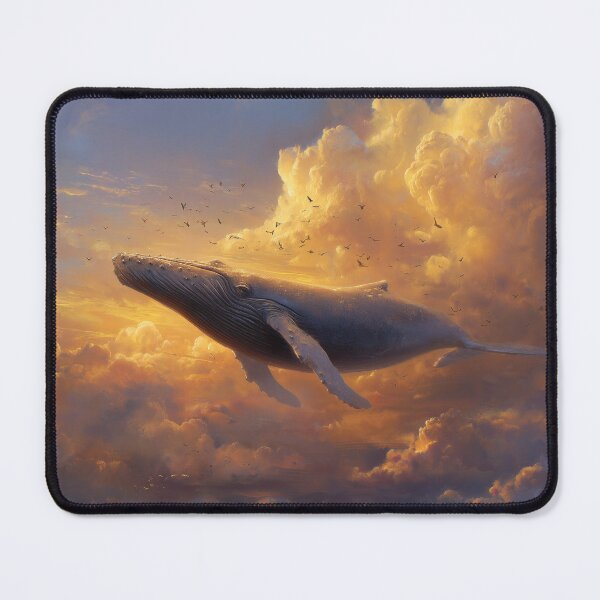 Item preview, Whale Swimming Through the Clouds designed and sold by Rtymer.
