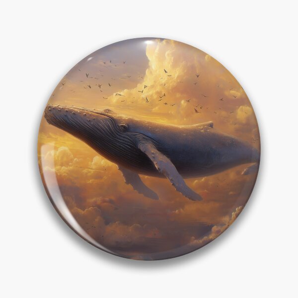 Item preview, Whale Swimming Through the Clouds designed and sold by Rtymer.