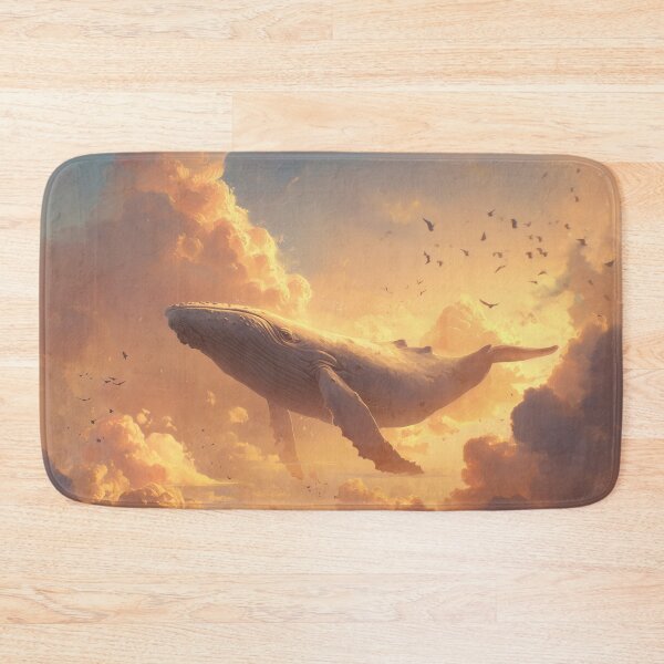 Item preview, Whale Swimming Through the Clouds designed and sold by Rtymer.