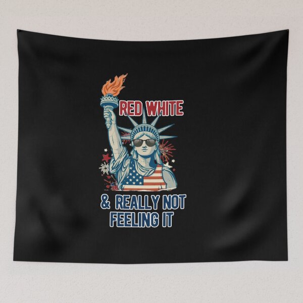 Item preview, Red White & Really Not Feeling It designed and sold by Naitsebas.