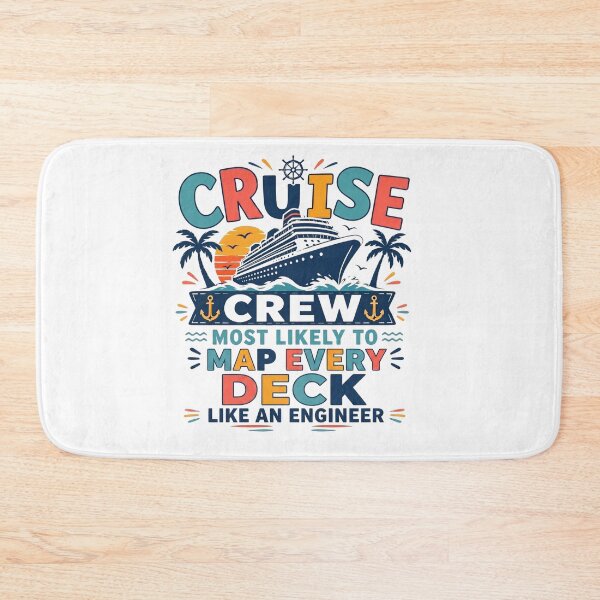 Item preview, Most Likely to Map Every Deck Like an Engineer – Funny Family Cruise Crew Matching – Engineer Vacation designed and sold by Winarrts.