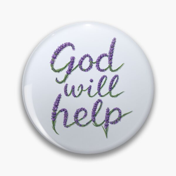 Item preview, God will help designed and sold by PrintLabStudio.