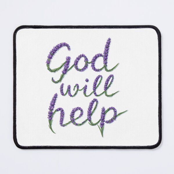 Item preview, God will help designed and sold by PrintLabStudio.