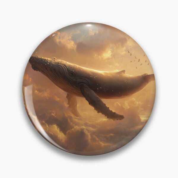 Item preview, Whale Swimming Through the Clouds designed and sold by Rtymer.