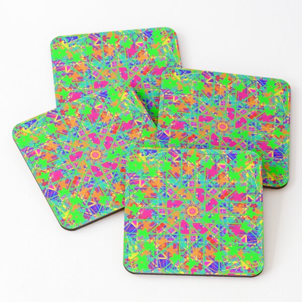 Item preview, Neon Hues Abstract Digital Art designed and sold by RAHKELROYSUM.