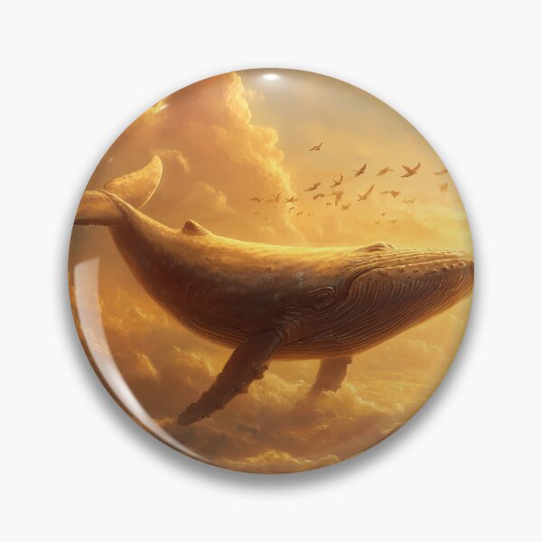 Item preview, Whale Swimming Through the Clouds designed and sold by Rtymer.