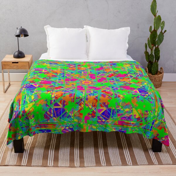 Item preview, Neon Hues Abstract Digital Art designed and sold by RAHKELROYSUM.