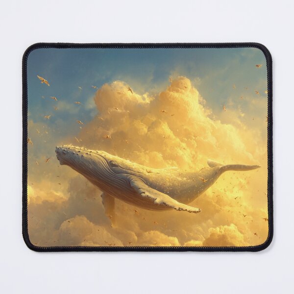 Item preview, Whale Swimming Through the Clouds designed and sold by Rtymer.