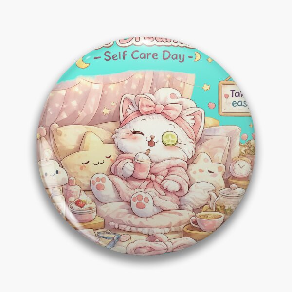 Item preview, Lumi Cute Cat – Self Care Day designed and sold by Mochi Studio.