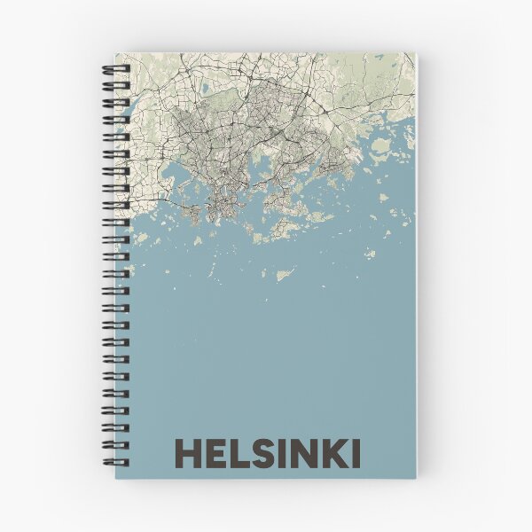Item preview, Helsinki Map designed and sold by MapsNerd.