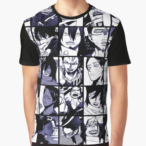 Aizawa Shota Collage Graphic T-Shirt