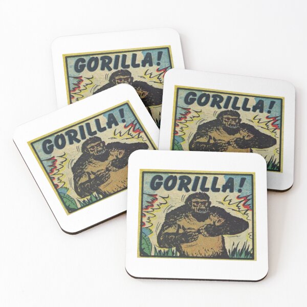 Item preview, Vintage Gorilla Comic Panel Retro Monster Art designed and sold by Lilith.3x313 Vault.