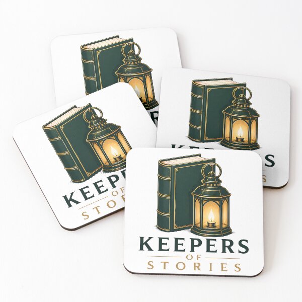Item preview, Keepers of Stories | Book Lover Lantern Reading Design designed and sold by Digital Culture Studio.