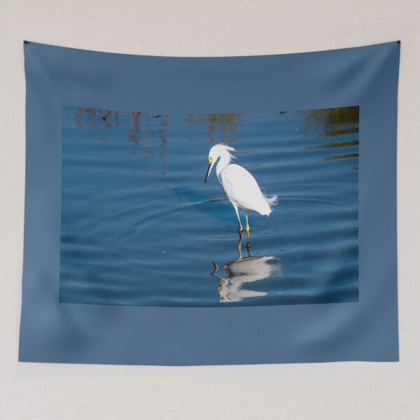 Item preview, Snowy Egret Morning Reflection designed and sold by Debra Martz.